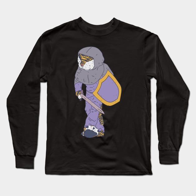 Lawful Good - Cat Knight - Mascot Honor Long Sleeve T-Shirt by DeWinnes